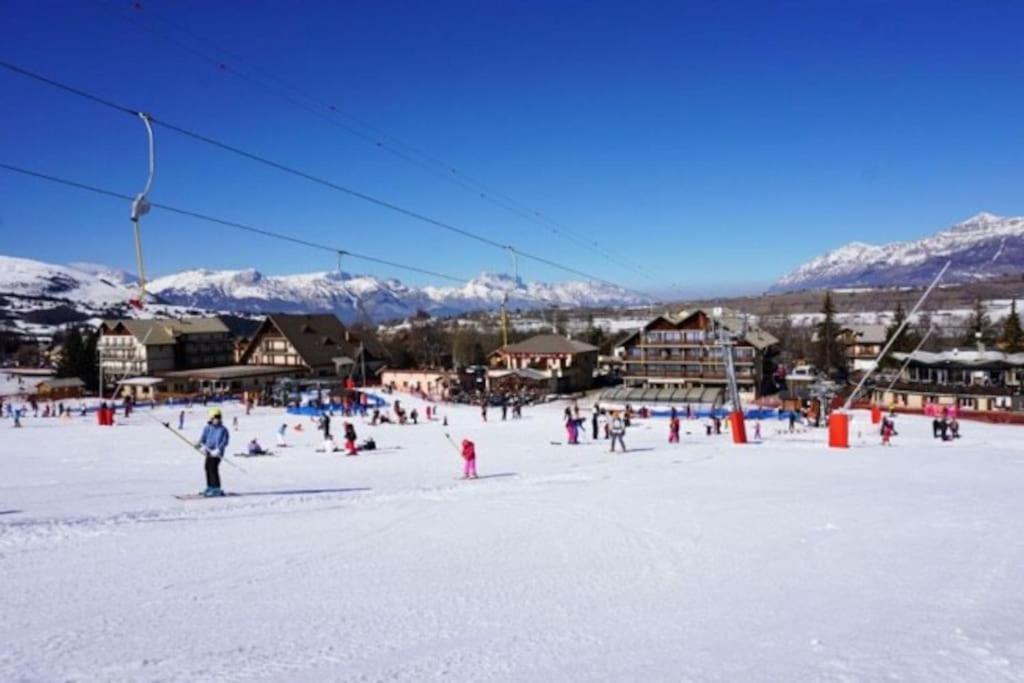 Appart Tres Ensoleille 5-6 Pers Au Pied Des Pistes Ансель Экстерьер фото